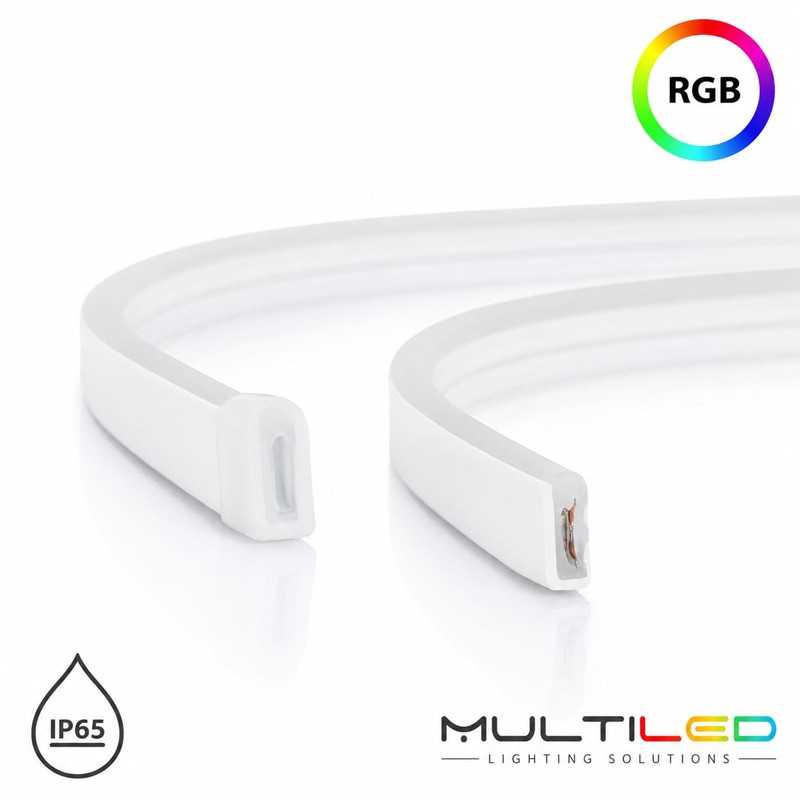 Neón LED 24V DC Corte 5cm 6x12mm 120LED/m IP65 RGB (x metro)