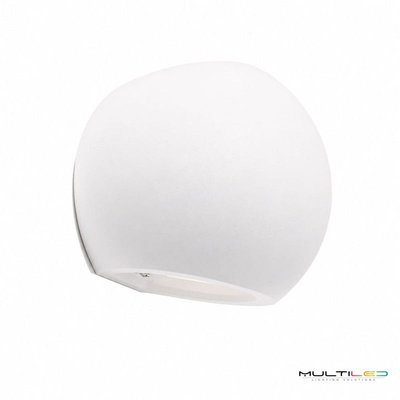 Aplique de Pared Yeso Ball 5W G9 Blanco