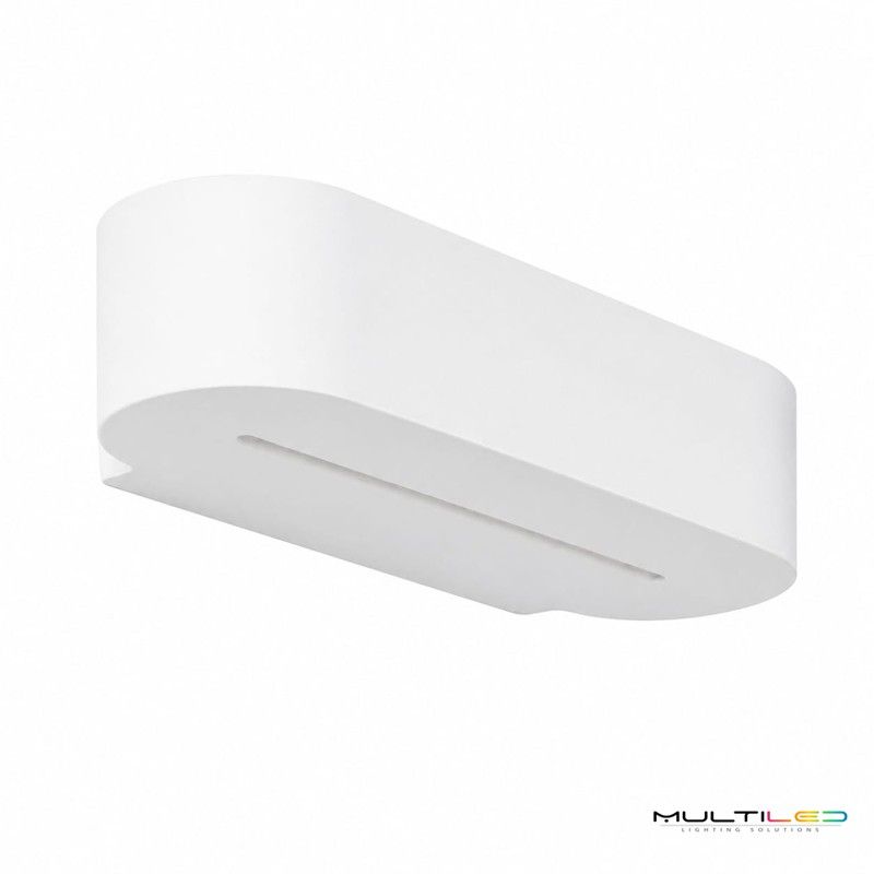 Aplique de Pared LED Yeso Long 40W R7S Doble Cara Blanco