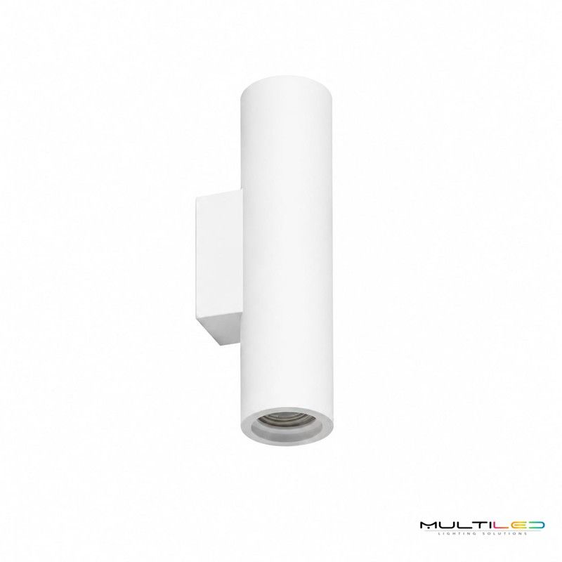 Aplique de Pared LED Yeso Duny 25W 2xGU10 Doble Cara Blanco