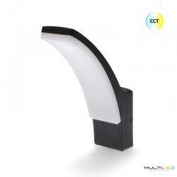 Aplique Led de Exterior Negro 12W Modelo Will CCT