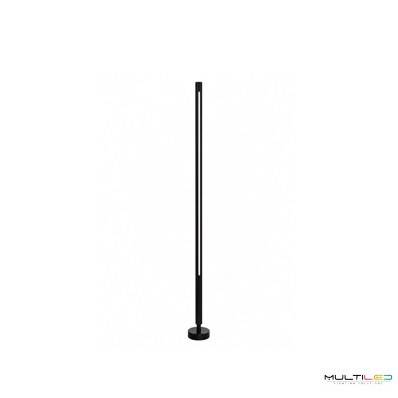 Baliza de Pie LED Exterior Superficie 19W 120cm Negro Mate Aluminio IP65 3000K Axis