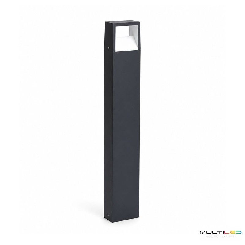 Baliza de Pie LED Exterior 9W 80cm Antracita Aluminio CCT IP54 Nexo