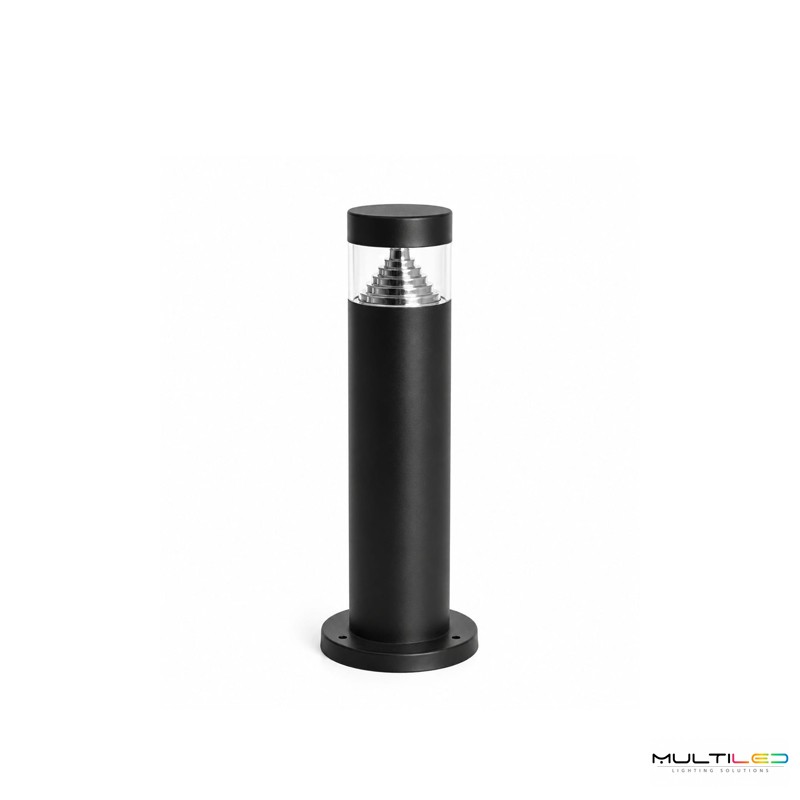 Baliza de Pie LED Exterior 5W 30cm Negro Inox IP44 3000K Vector
