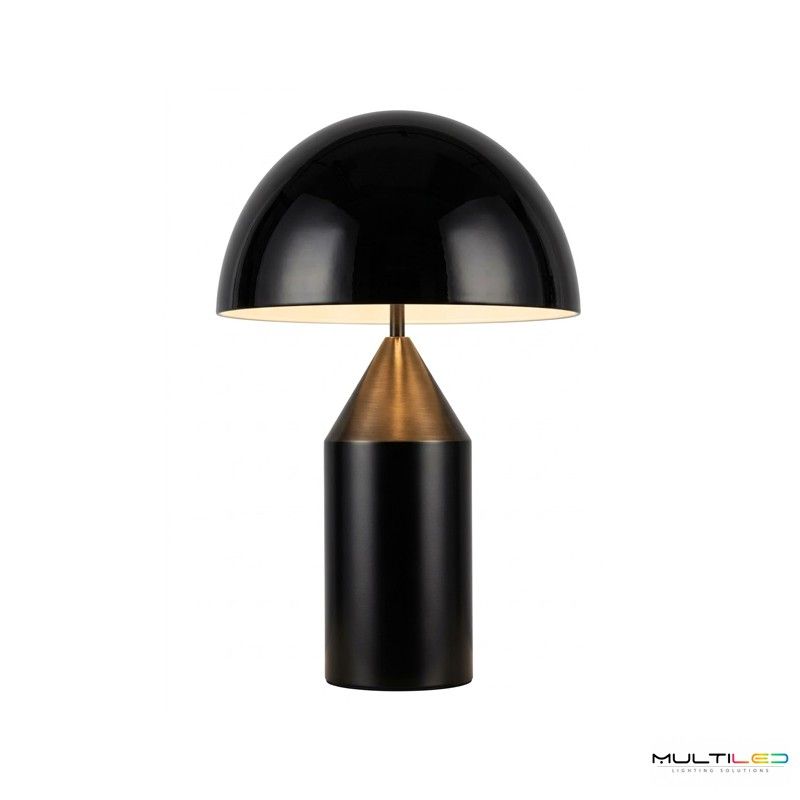 Lámpara de Sobremesa Kinoko H500mm 3xE14 Metal Negro